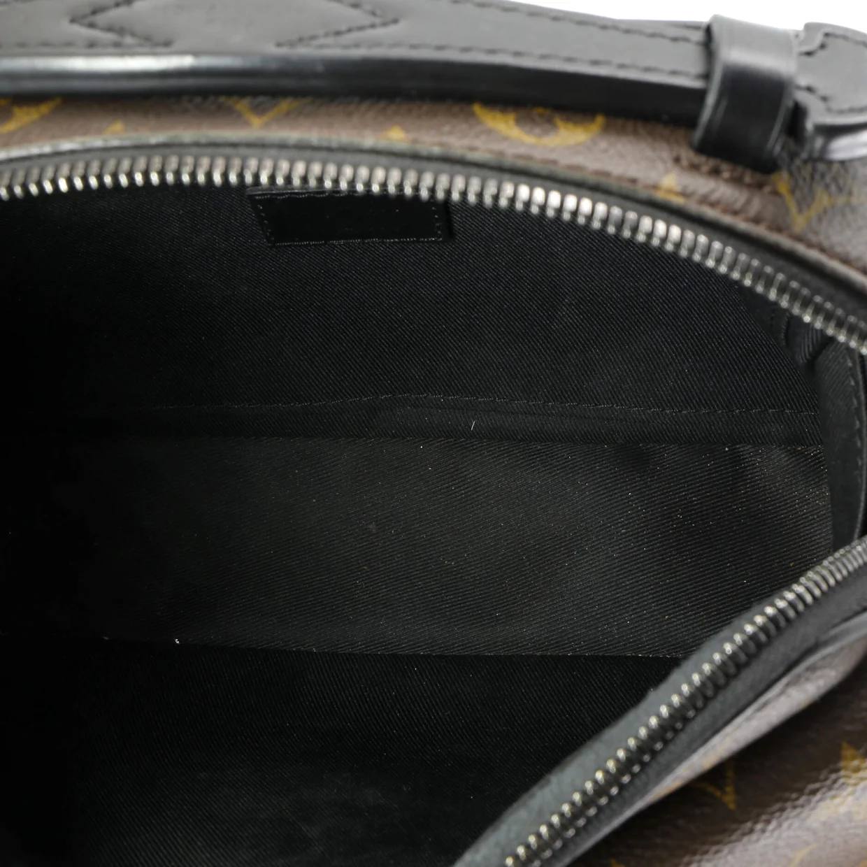 S Lock Messenger Bag Macassar Monogram Canvas - Deep Luxury