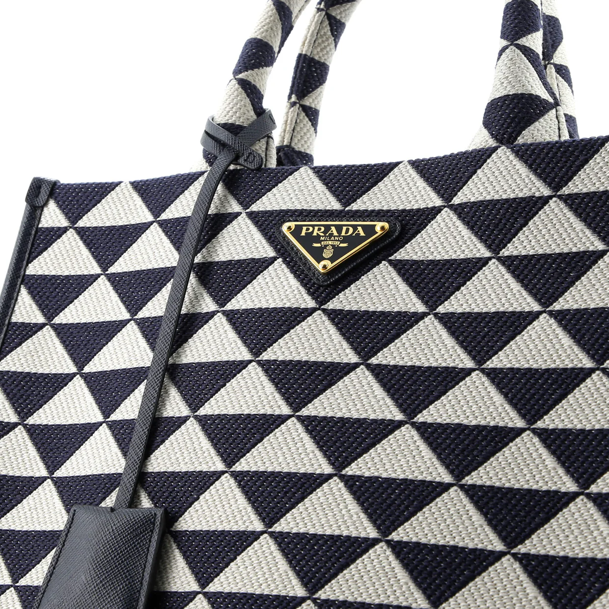 Symbole Shopper Tote Jacquard Small - Deep Luxury