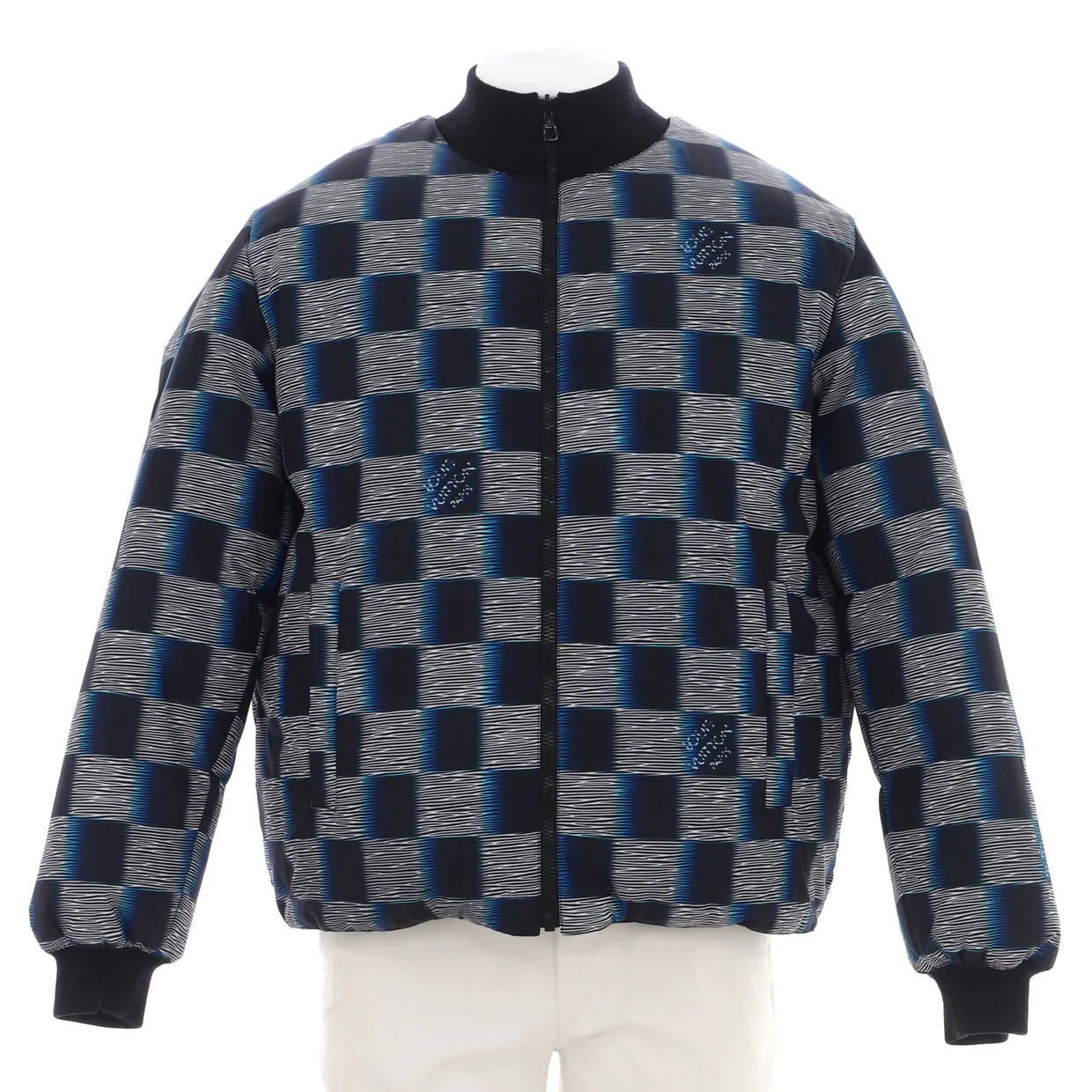 Men's Reversible Puffer Jacket Damier Rush Epi XL Polyester - Deep Luxury