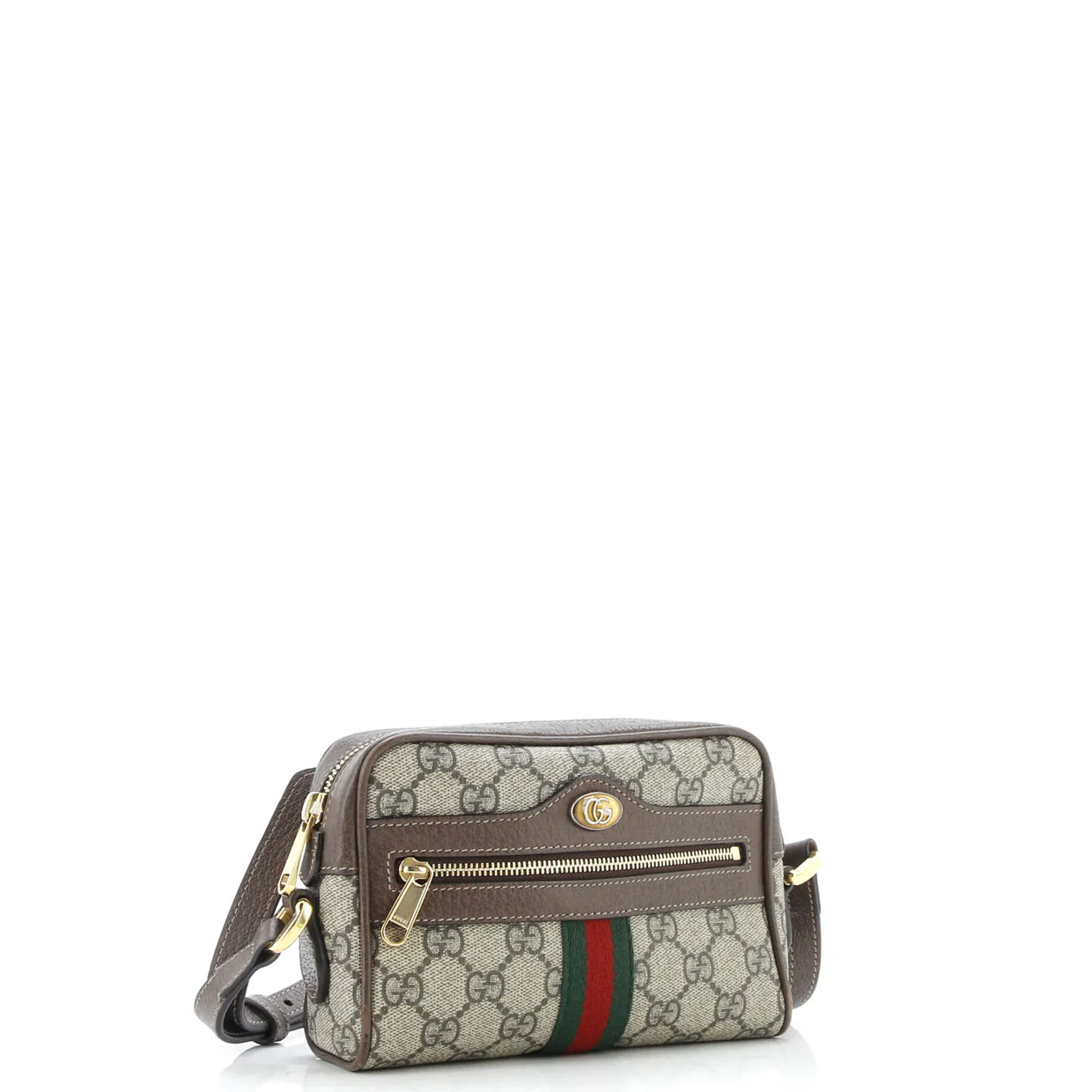 Ophidia Shoulder Bag GG Coated Canvas Mini - Deep Luxury