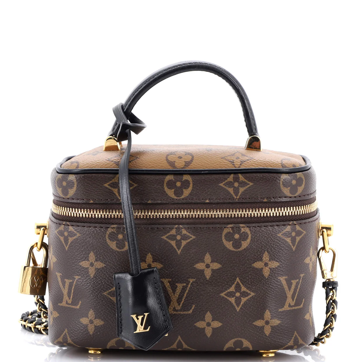 Vanity Handbag Reverse Monogram Canvas PM - Deep Luxury