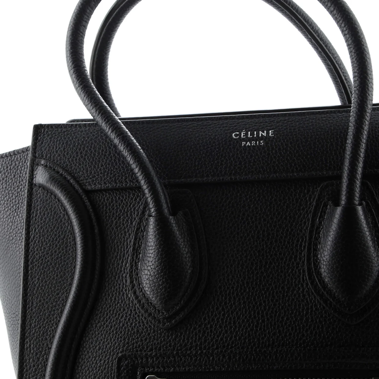 Luggage Bag Grainy Leather Micro - Deep Luxury