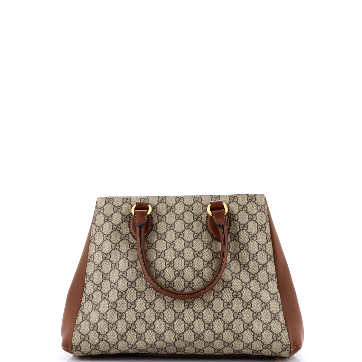 Convertible Tote GG Coated Canvas with Leather Medium - Deep Luxury