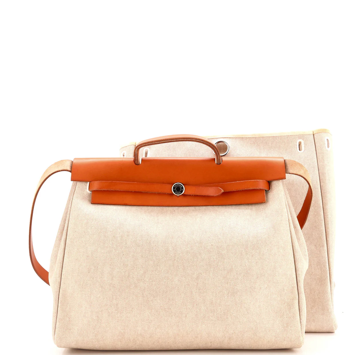 Herbag Toile and Leather MM - Deep Luxury