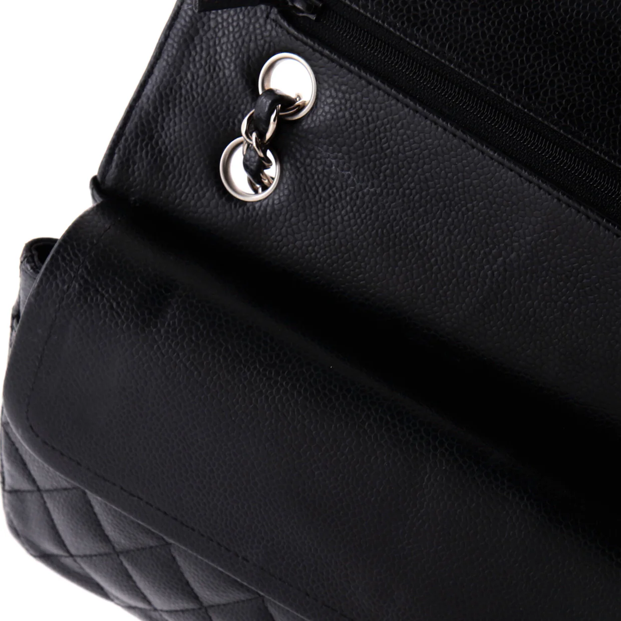 Classic Double Flap Bag Quilted Caviar Medium - Deep Luxury