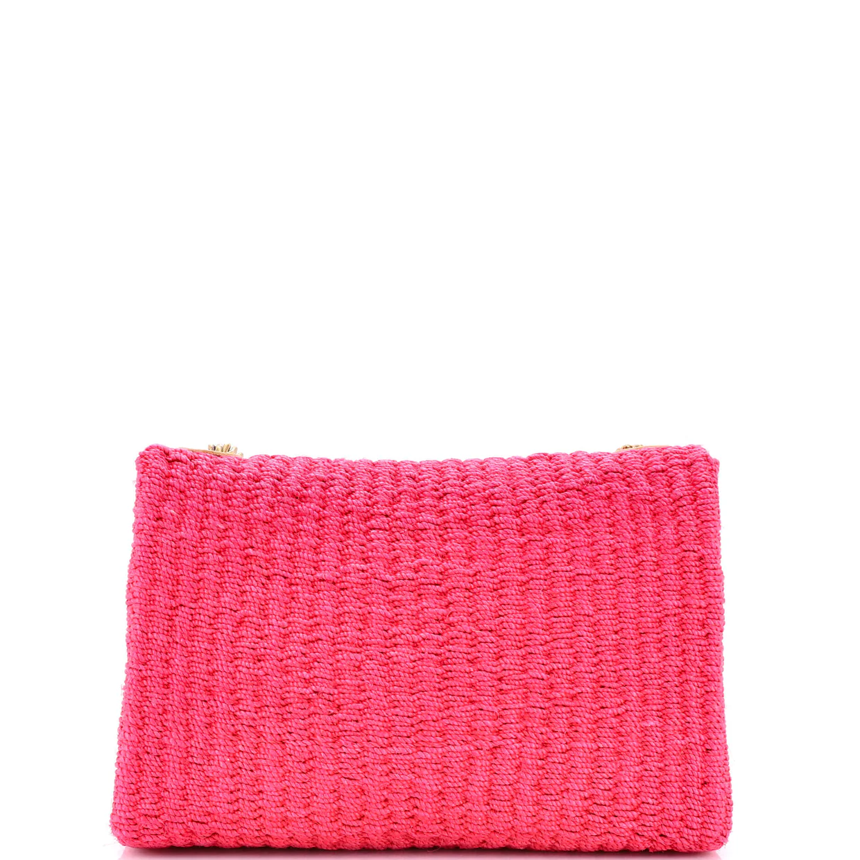 Kate 99 Tassel Flap Bag Woven Raffia Medium - Deep Luxury