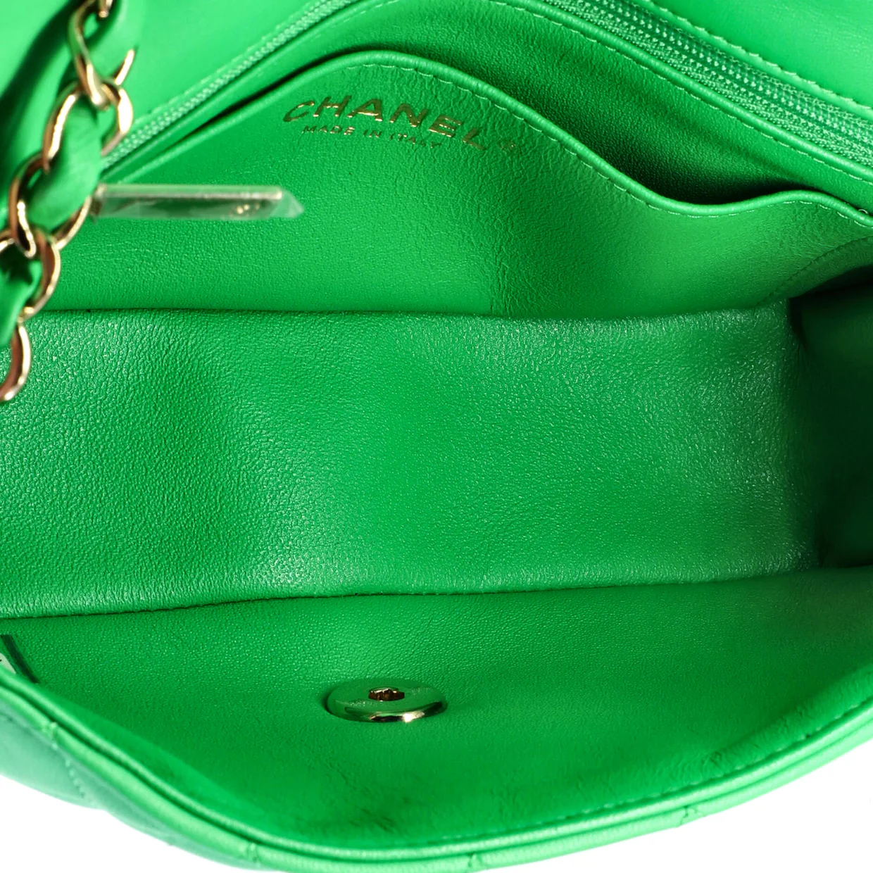 Classic Single Flap Bag Quilted Lambskin Mini - Deep Luxury