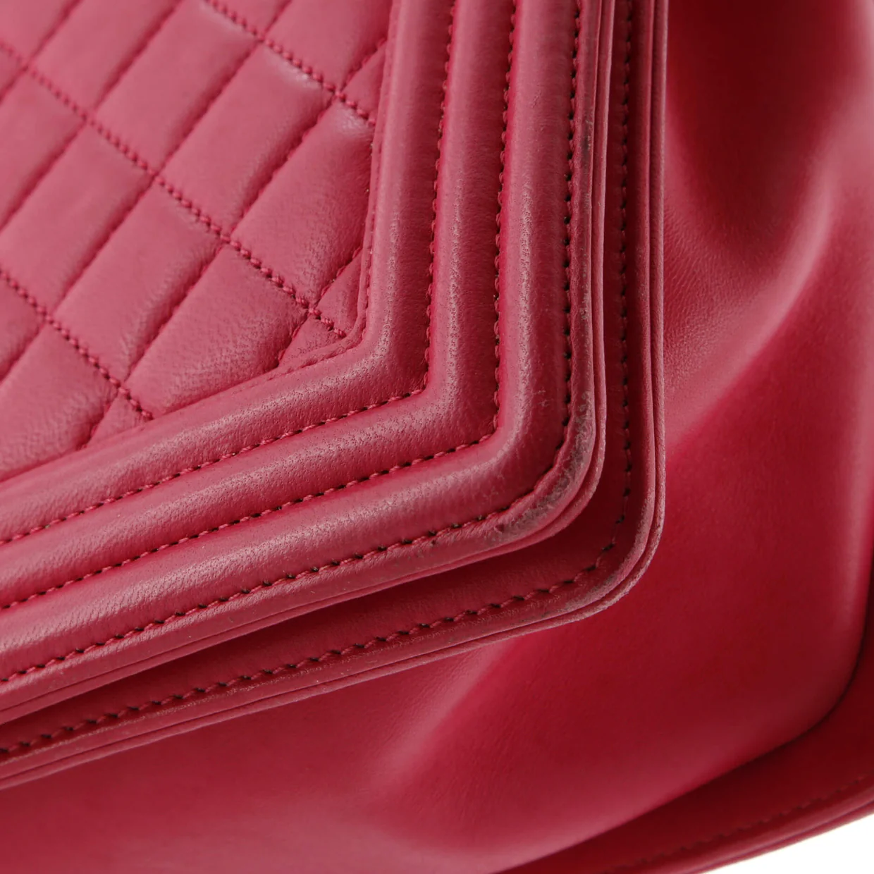 Boy Flap Bag Quilted Calfskin Large - Deep Luxury