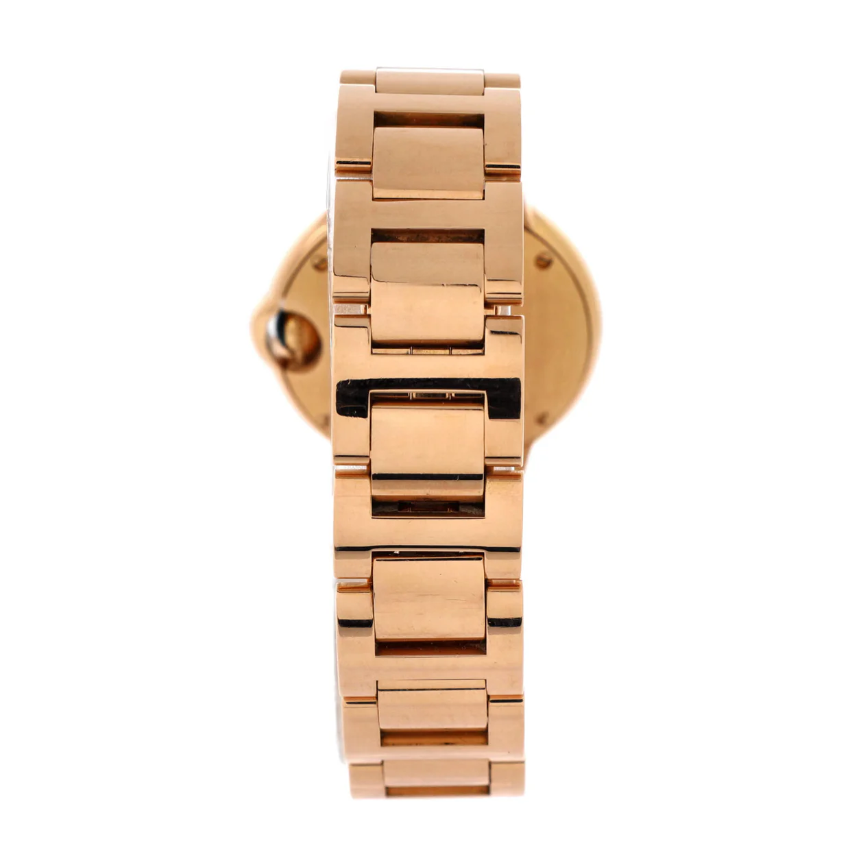 Ballon Bleu de Cartier Quartz Watch Rose Gold and Diamond Markers 28 - Deep Luxury