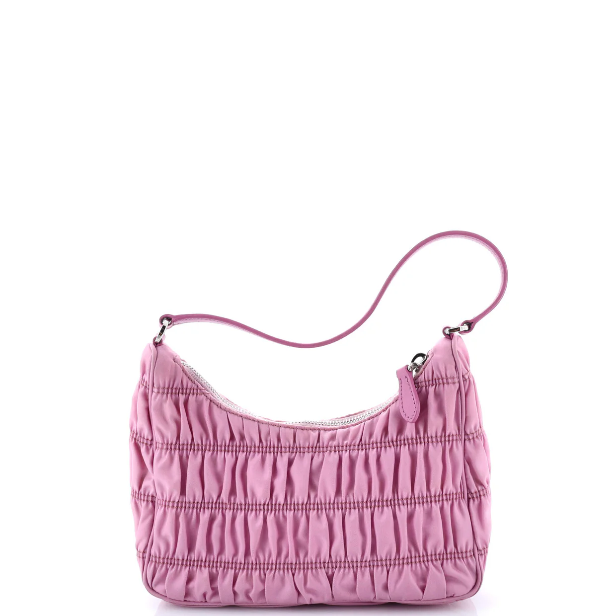 Hobo Tessuto Gaufre with Saffiano Mini - Deep Luxury