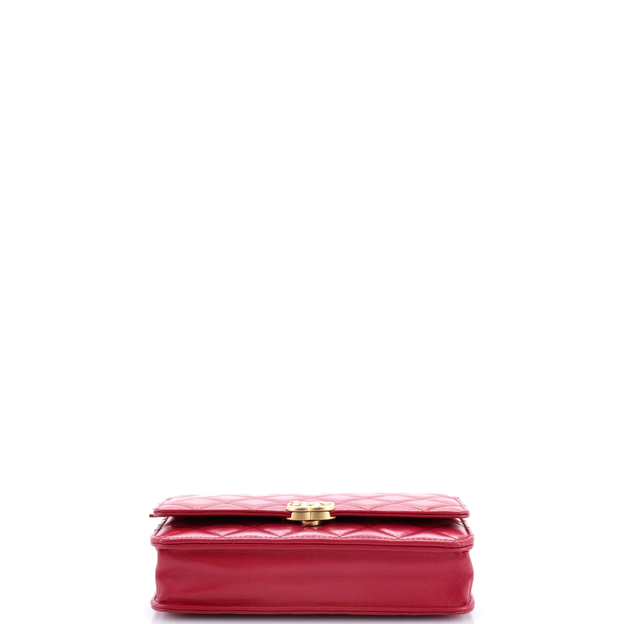 Perfect Fit Wallet on Chain Quilted Calfskin - Deep Luxury