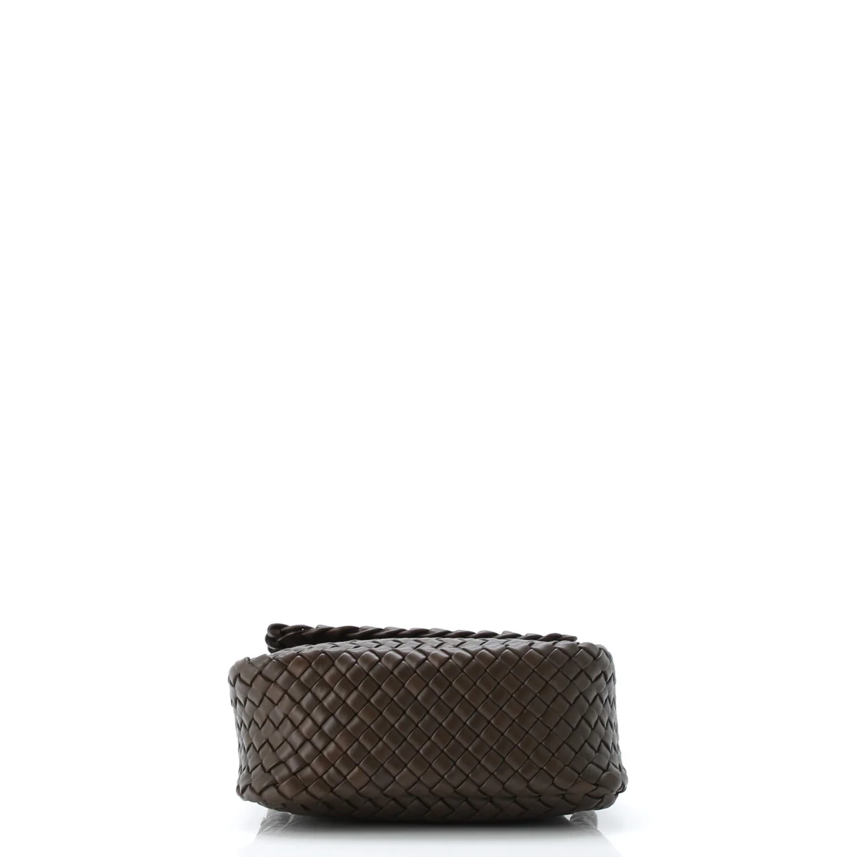 Cobble Flap Shoulder Bag Padded Intrecciato Leather Small - Deep Luxury