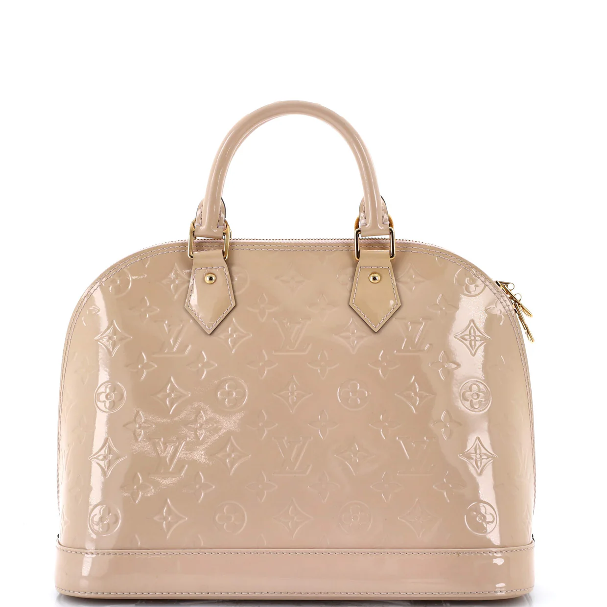 Alma Handbag Monogram Vernis PM - Deep Luxury