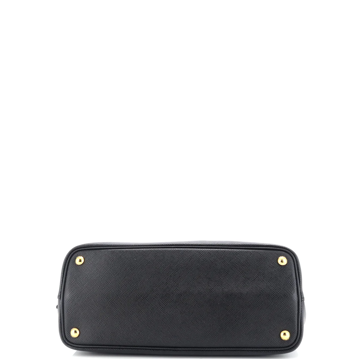Cuir Double Tote Saffiano Leather Medium - Deep Luxury