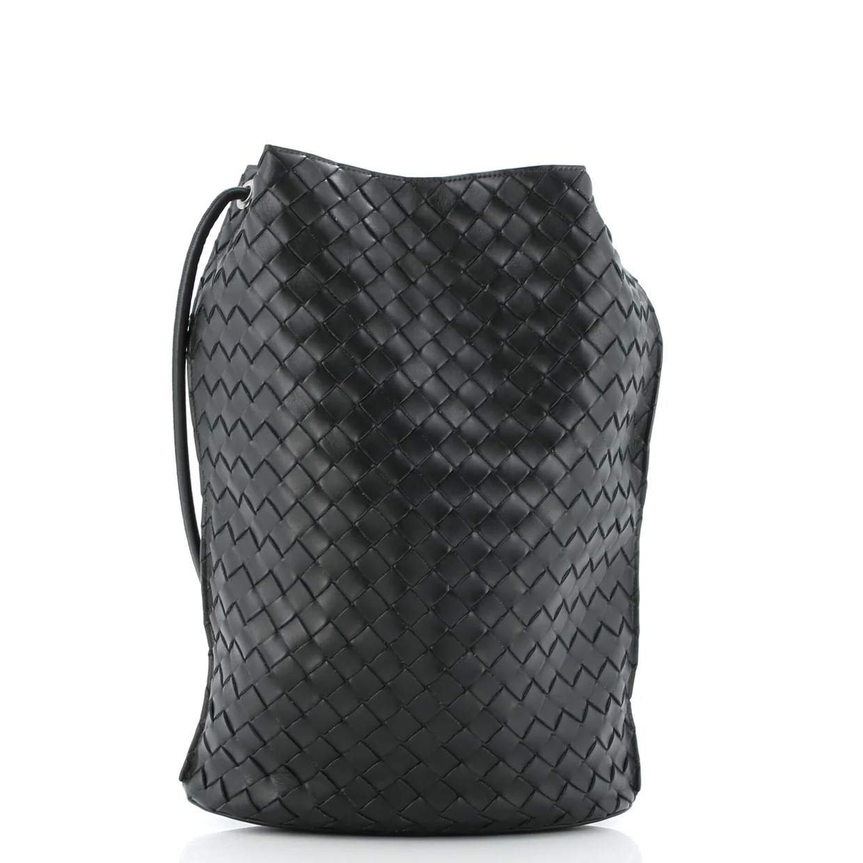 Knot Bucket Bag Intrecciato Nappa Small - Deep Luxury