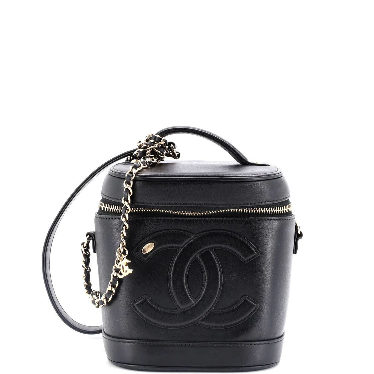 CC Mania Vanity Case Lambskin - Deep Luxury