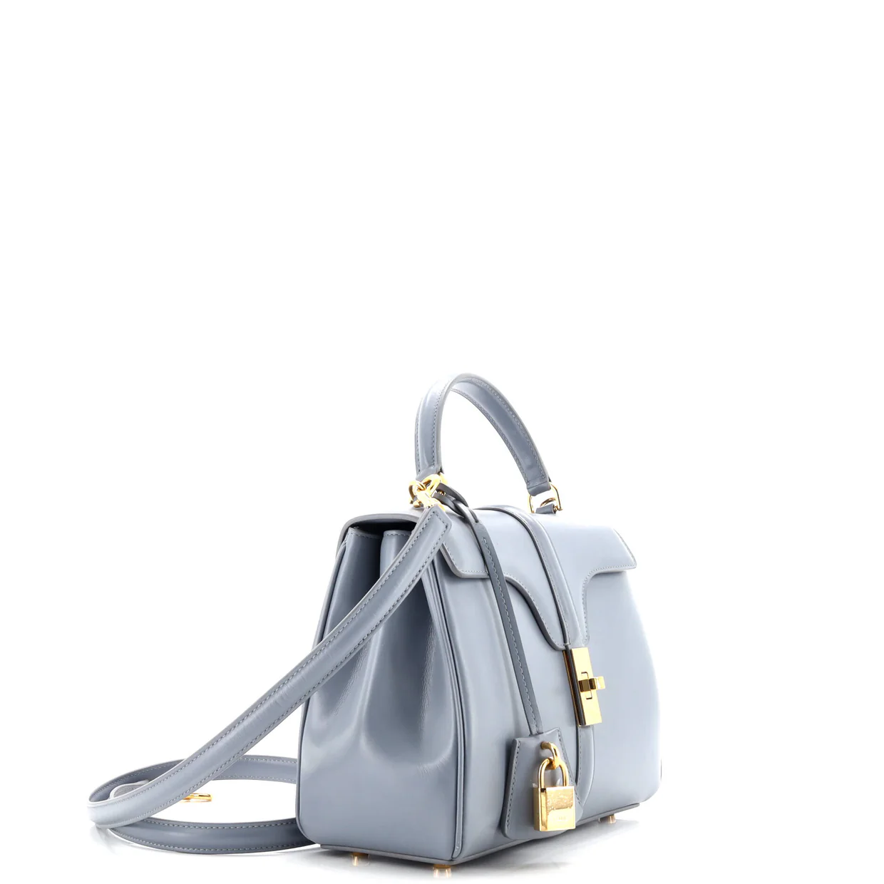 16 Top Handle Bag Smooth Calfskin Small - Deep Luxury