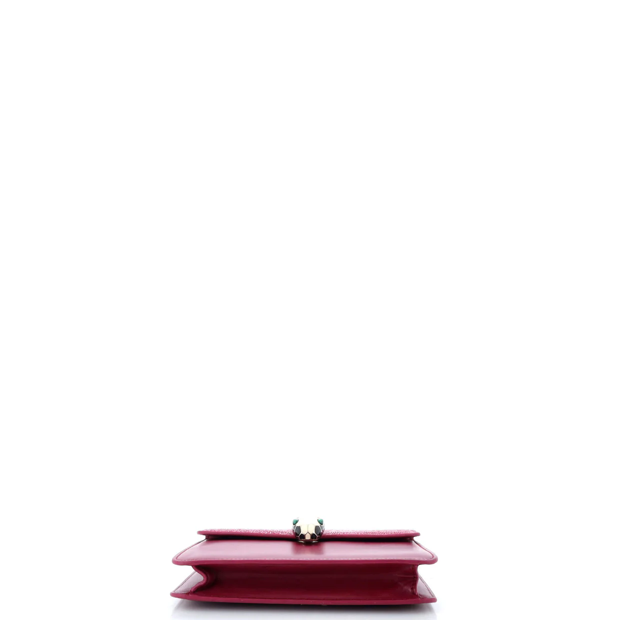 Serpenti Forever Square Shoulder Bag Leather and Stingray Small - Deep Luxury