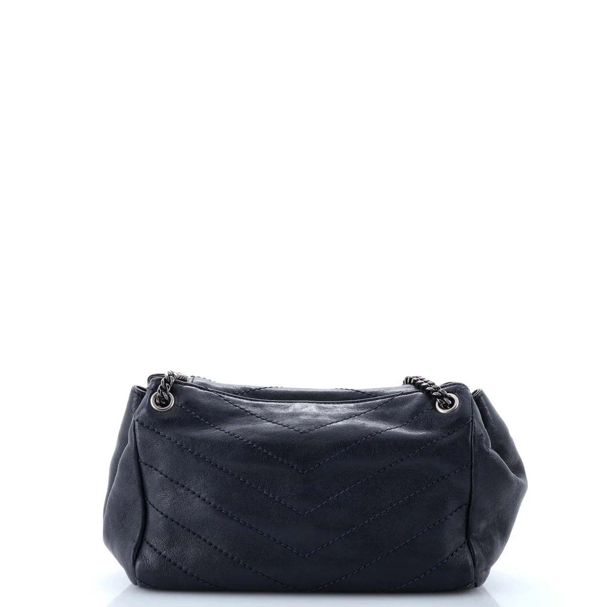 Nolita Satchel Matelasse Chevron Leather Small - Deep Luxury