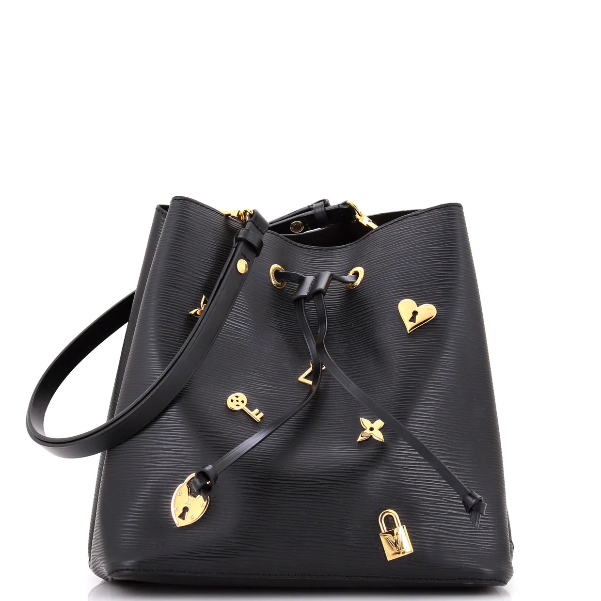 NeoNoe Handbag Love Lock Epi Leather - Deep Luxury