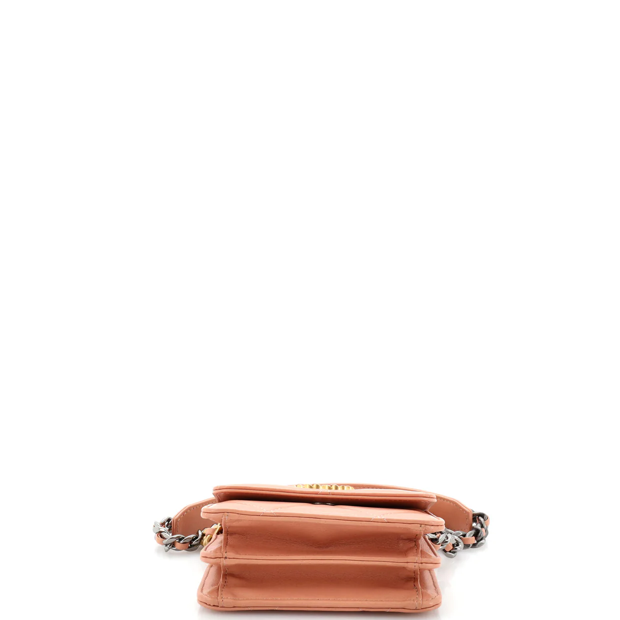 19 Flap Coin Purse Belt Bag Quilted Lambskin - Deep Luxury
