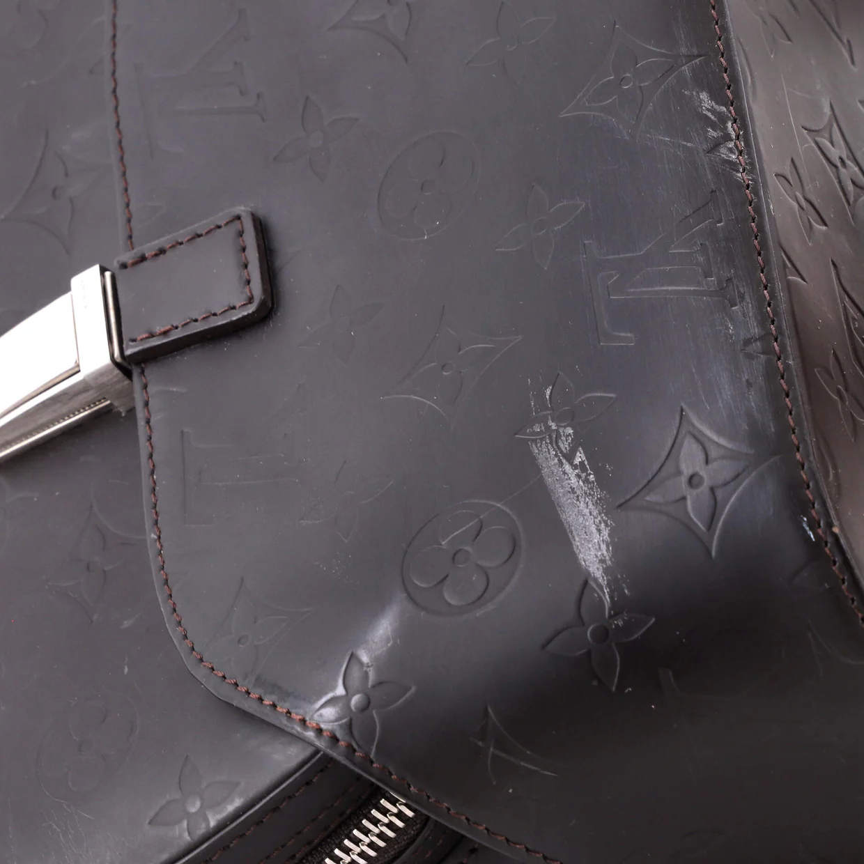 Charly Camera Bag Monogram Glace Leather - Deep Luxury