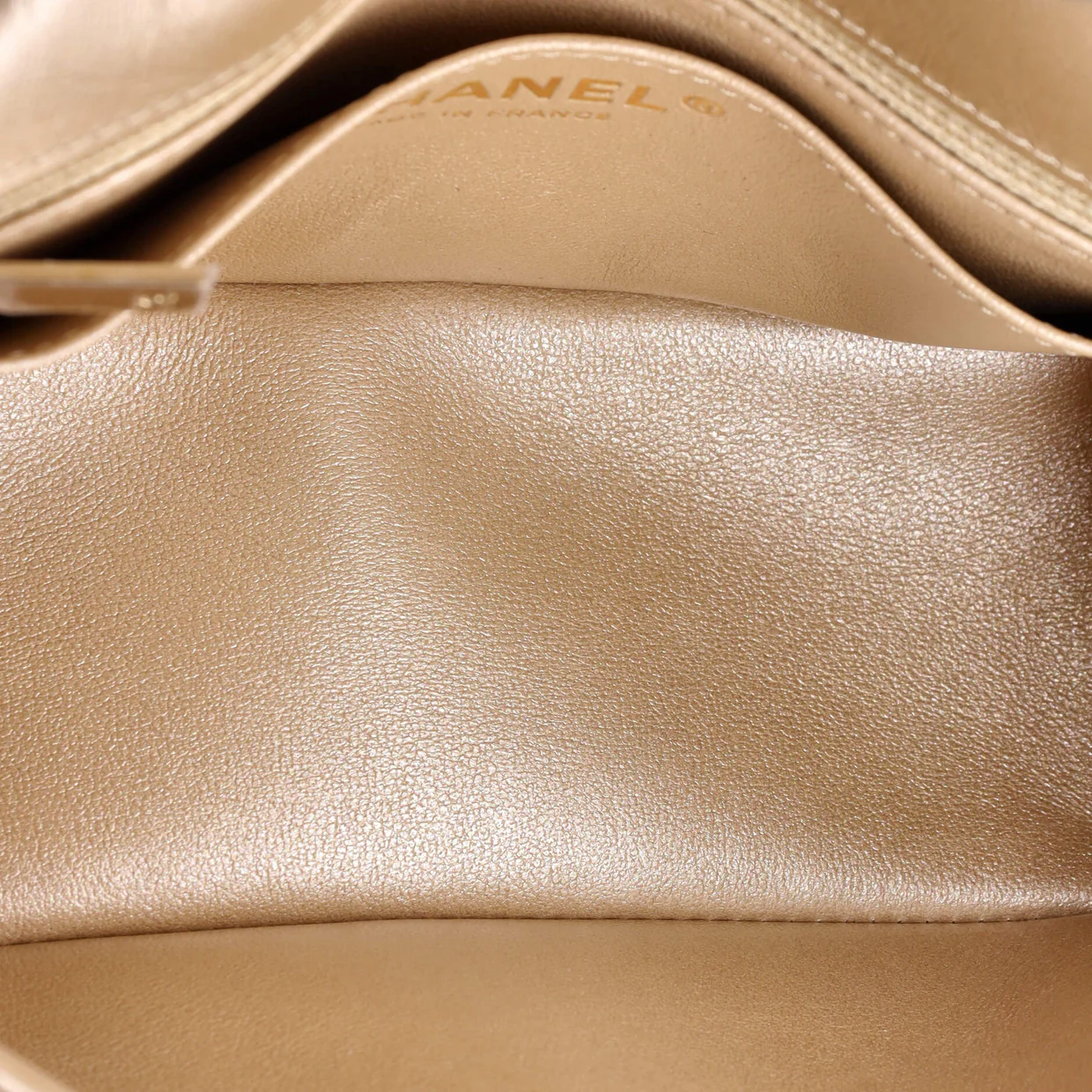 Reissue 2.55 Flap Bag Chevron Metallic Aged Calfskin Mini - Deep Luxury