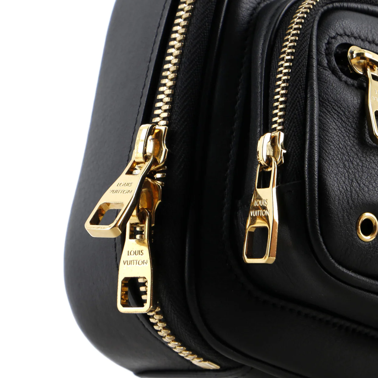 Utility Crossbody Bag Calfskin with Embossed Monogram Detail - Deep Luxury