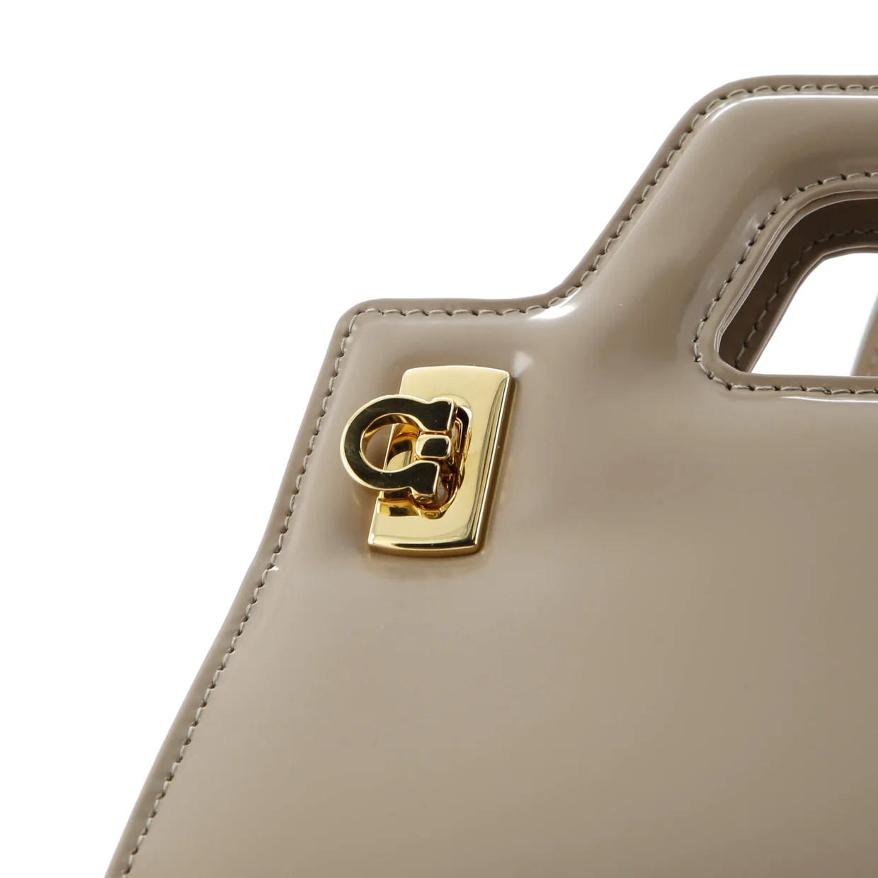 Wanda Top Handle Shoulder Bag Leather Mini - Deep Luxury