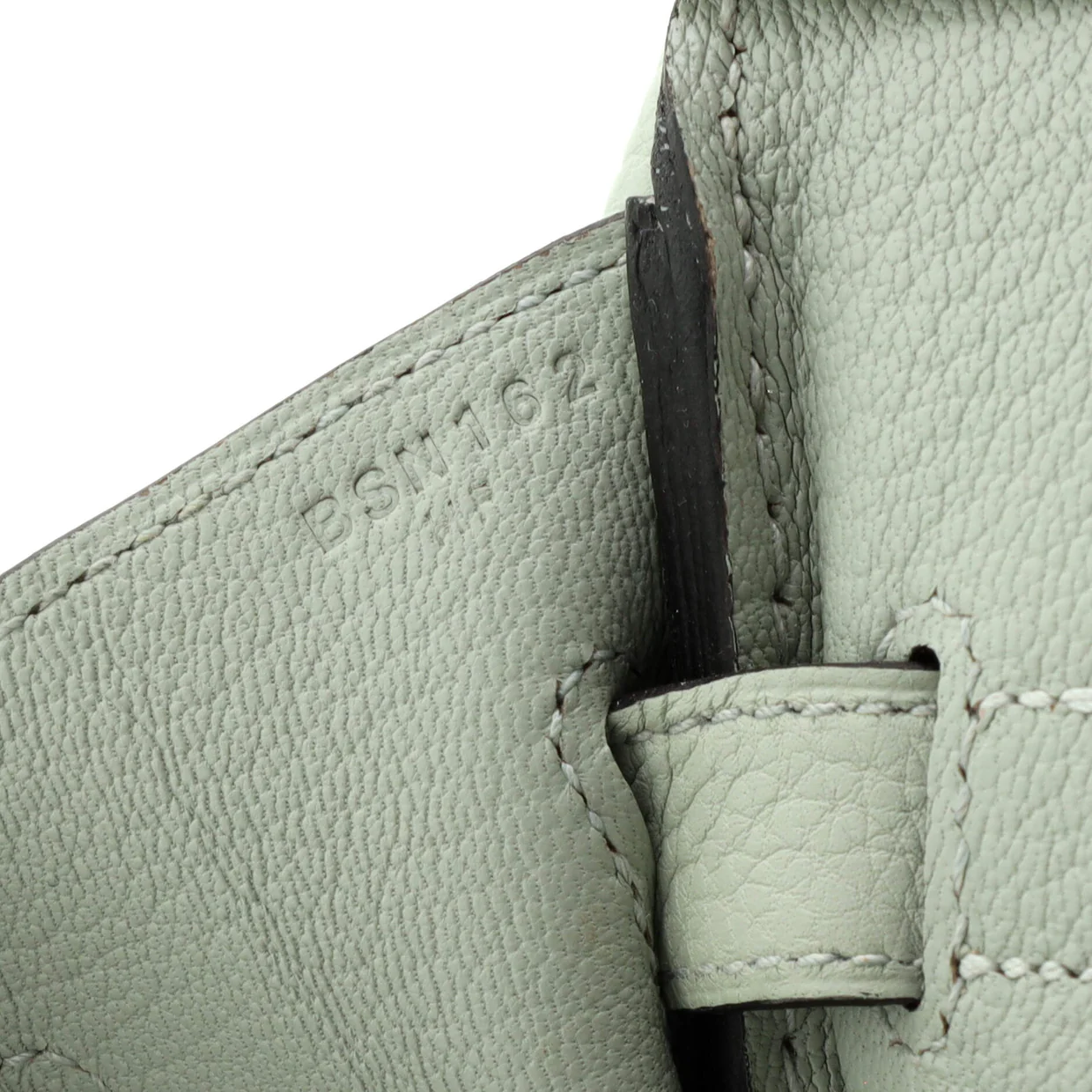 Birkin Handbag Vert Fizz Togo with Palladium Hardware 30 - Deep Luxury