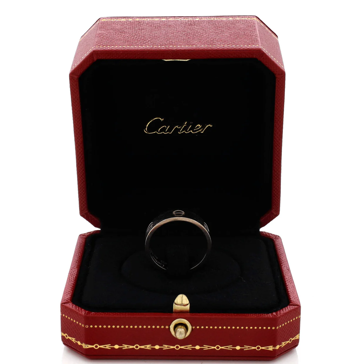 Love Band Ring 18K White Gold - Deep Luxury