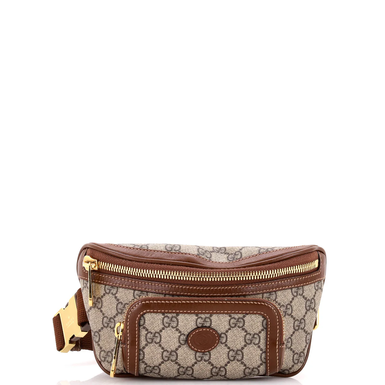 Interlocking G Patch Belt Bag GG Coated Canvas - Deep Luxury