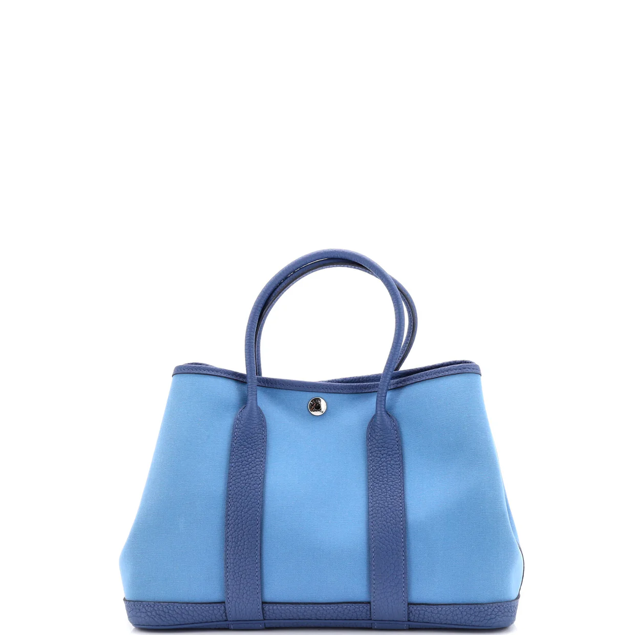 Garden Party Tote Toile and Leather 30 - Deep Luxury