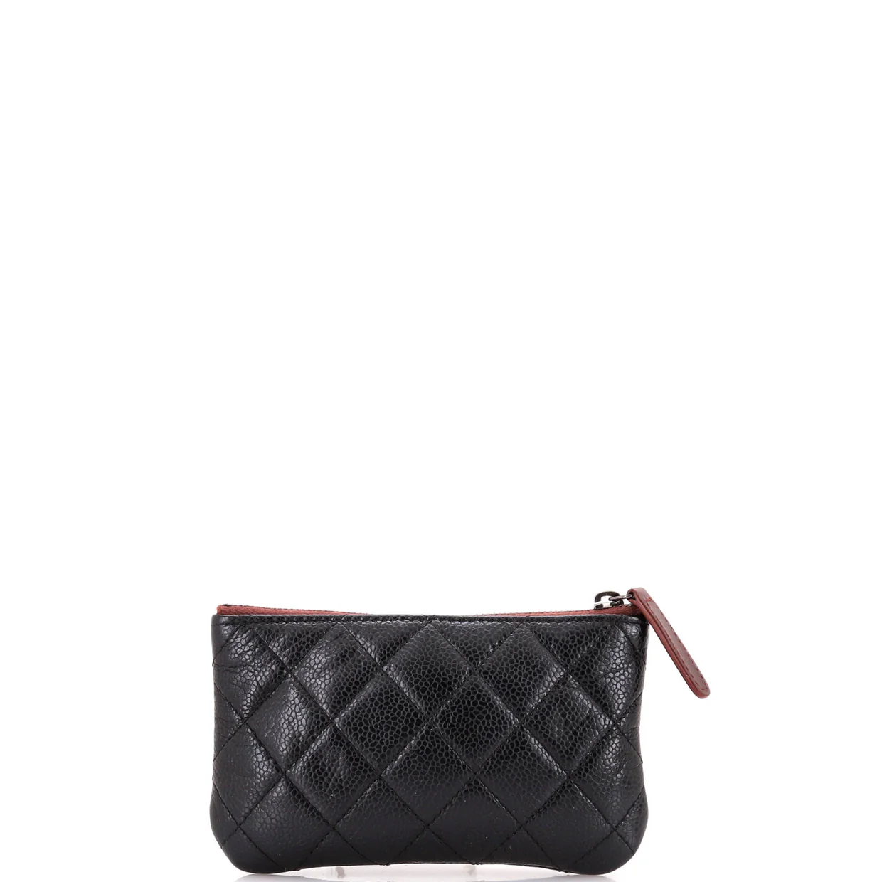 Classic O Case Pouch Quilted Caviar Mini - Deep Luxury