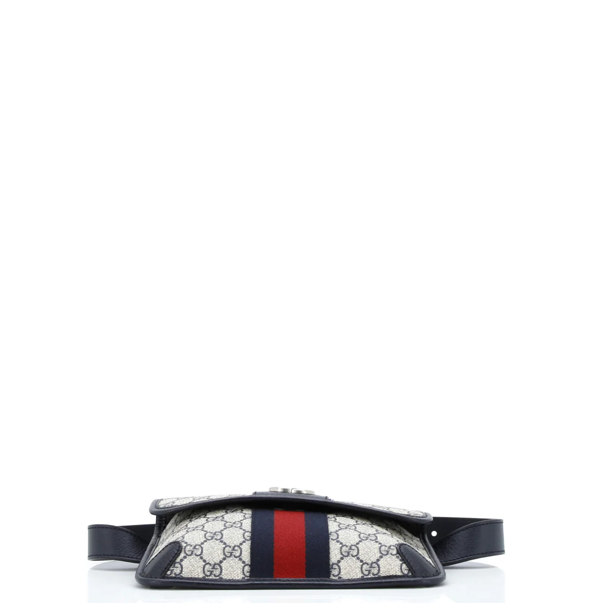 Ophidia Flap Belt Bag GG Coated Canvas with Leather - Deep Luxury