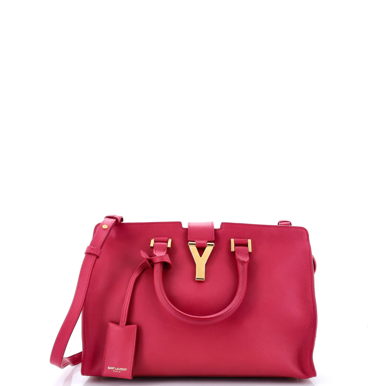 Classic Y Cabas Leather Small - Deep Luxury