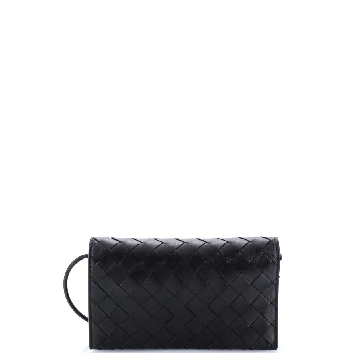 Wallet on Strap Intrecciato Nappa Mini - Deep Luxury