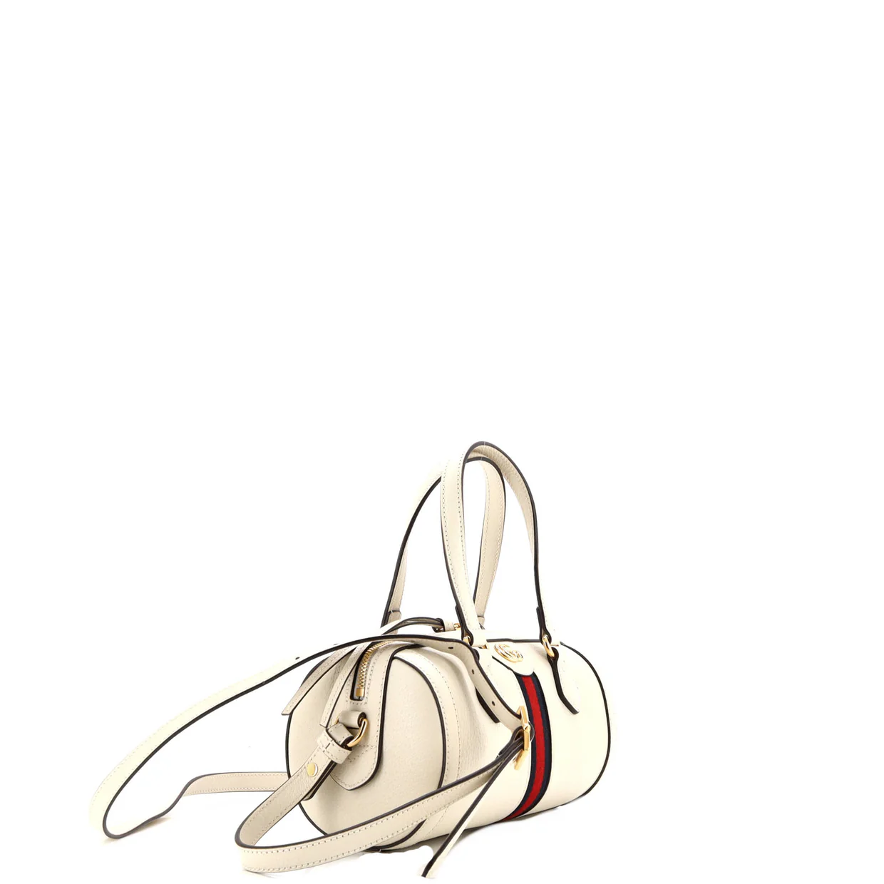 Ophidia Boston Bag Leather Small - Deep Luxury