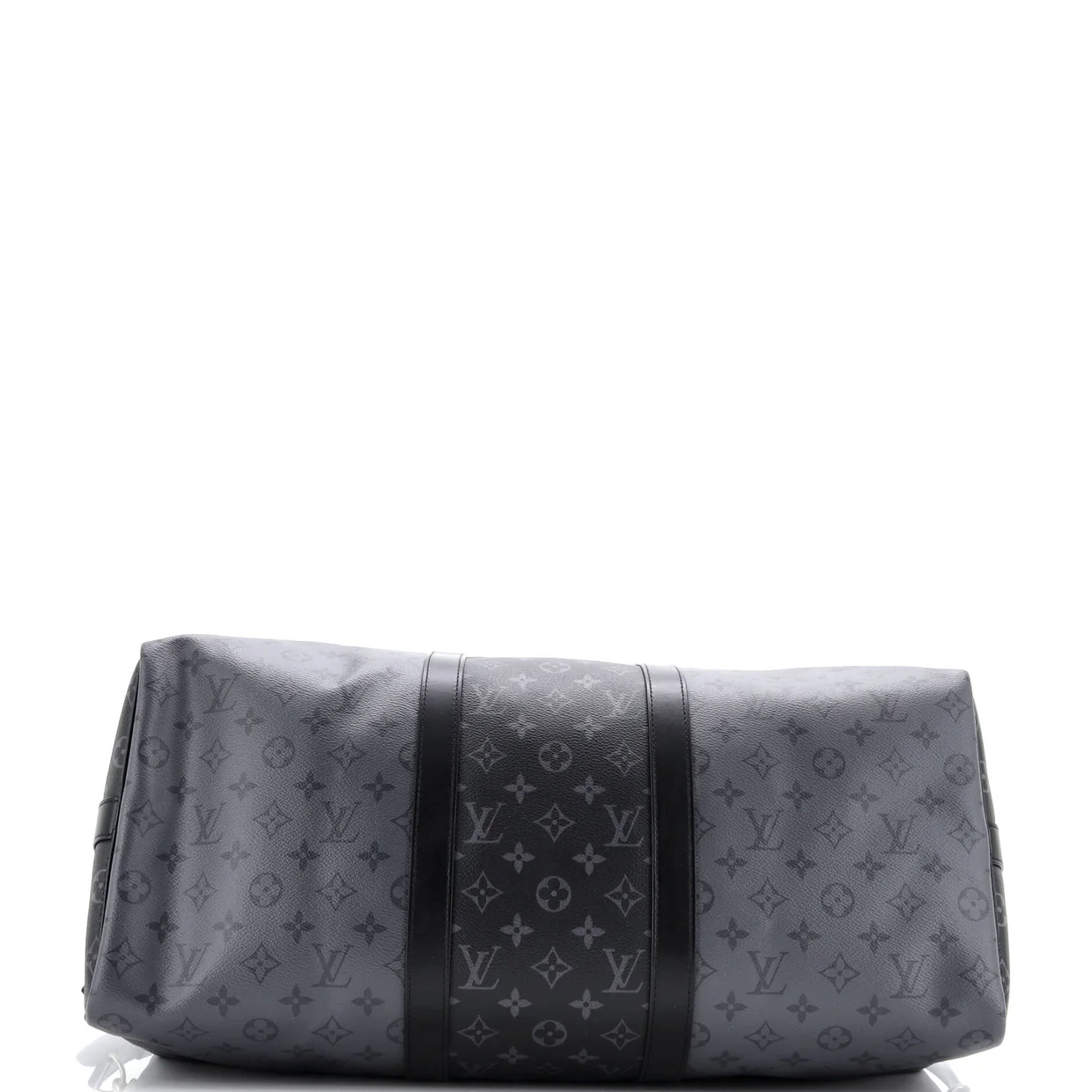 Keepall Bandouliere Bag Reverse Monogram Eclipse Canvas 50 - Deep Luxury