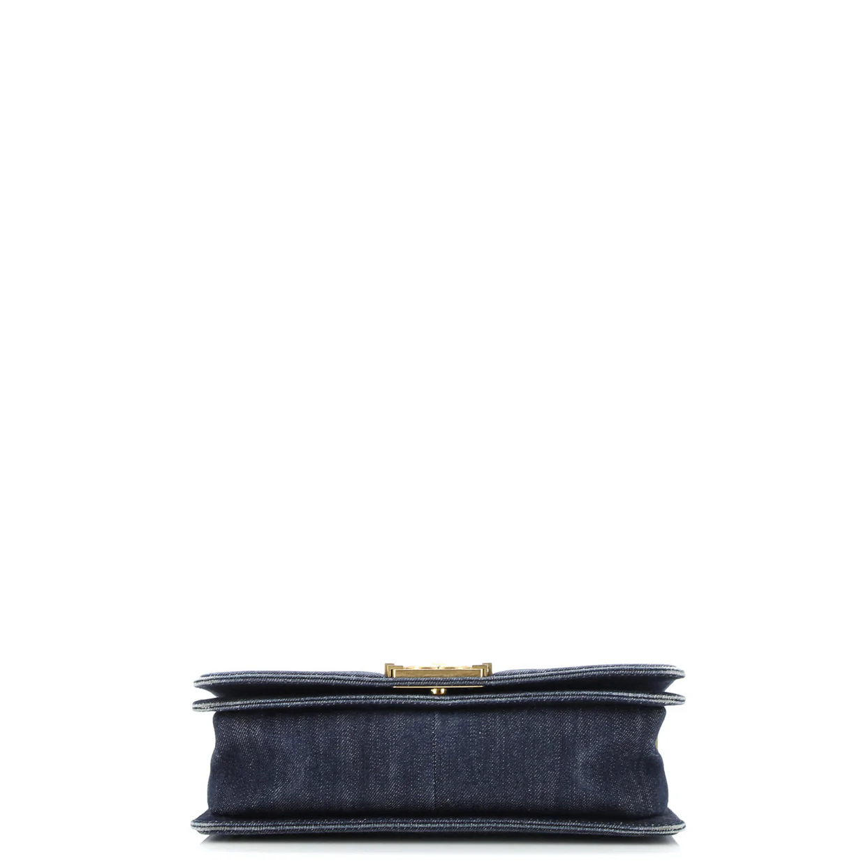 Boy Flap Bag Quilted Tweed With Denim Old Medium - Deep Luxury