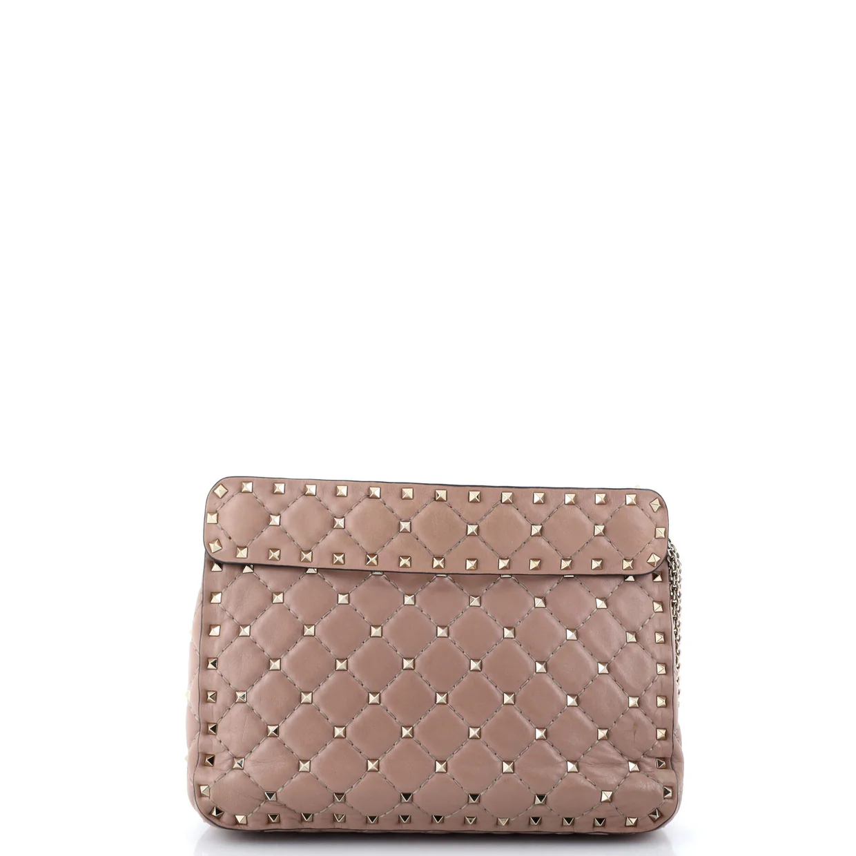 Rockstud Spike Flap Bag Quilted Leather Medium - Deep Luxury