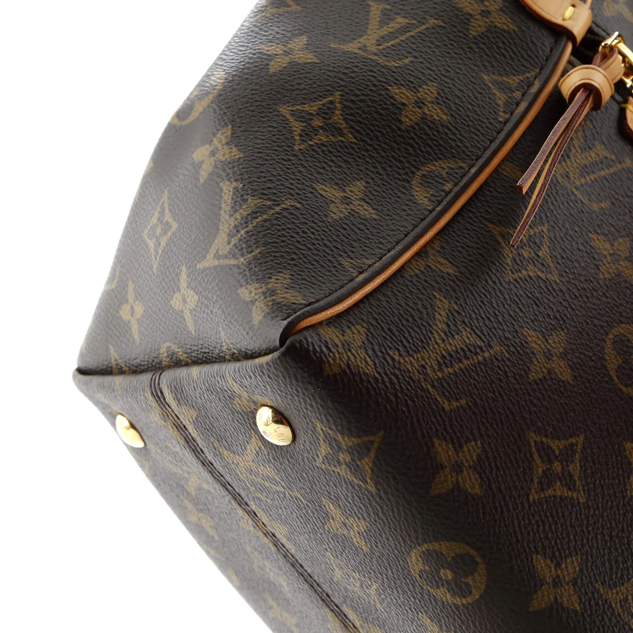 Tournelle Tote Monogram Canvas with Leather PM - Deep Luxury