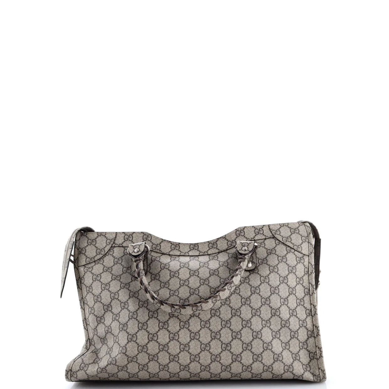 x Balenciaga The Hacker Project Neo Classic City Bag GG Coated Canvas Medium - Deep Luxury