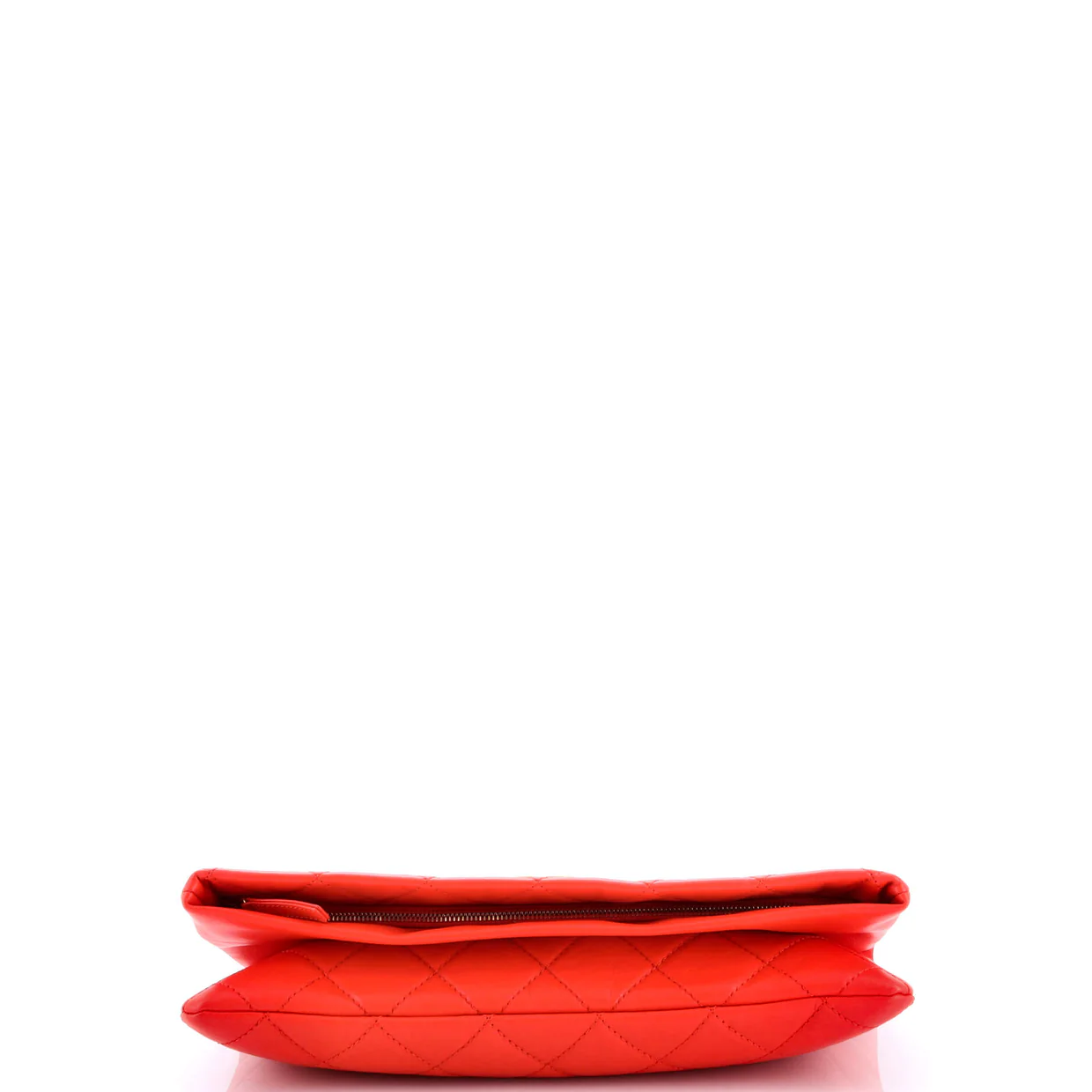 CC Foldover Clutch Quilted Lambskin Large - Deep Luxury