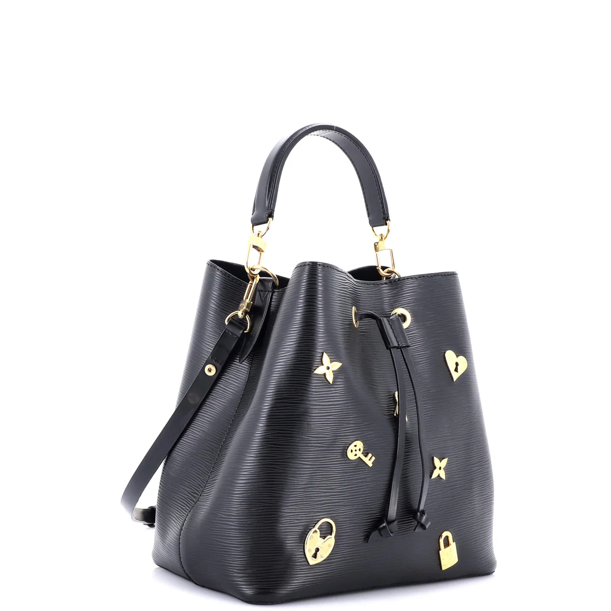 NeoNoe Handbag Love Lock Epi Leather - Deep Luxury