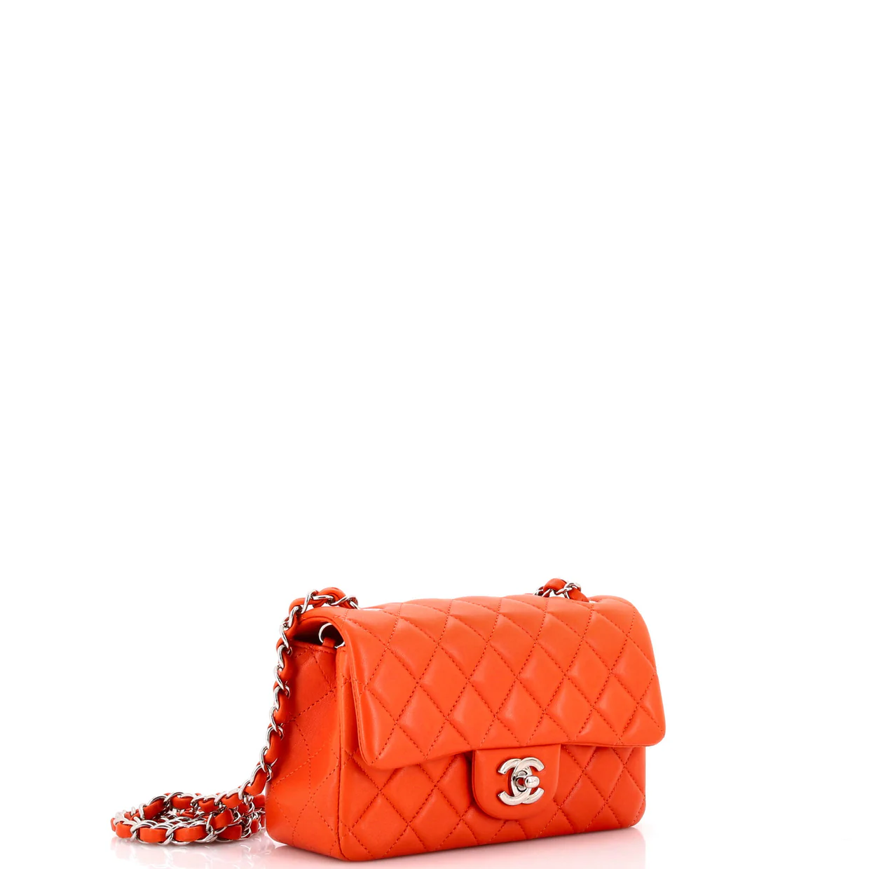 Classic Single Flap Bag Quilted Lambskin Mini - Deep Luxury