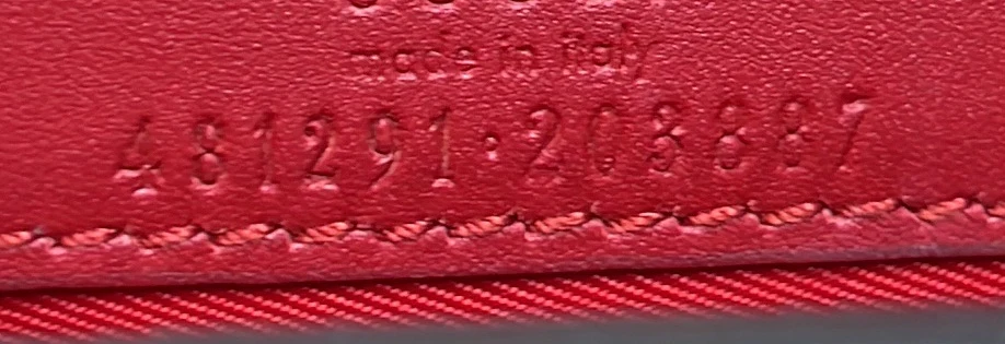 Cherries Wallet on Chain GG Coated Canvas Mini - Deep Luxury