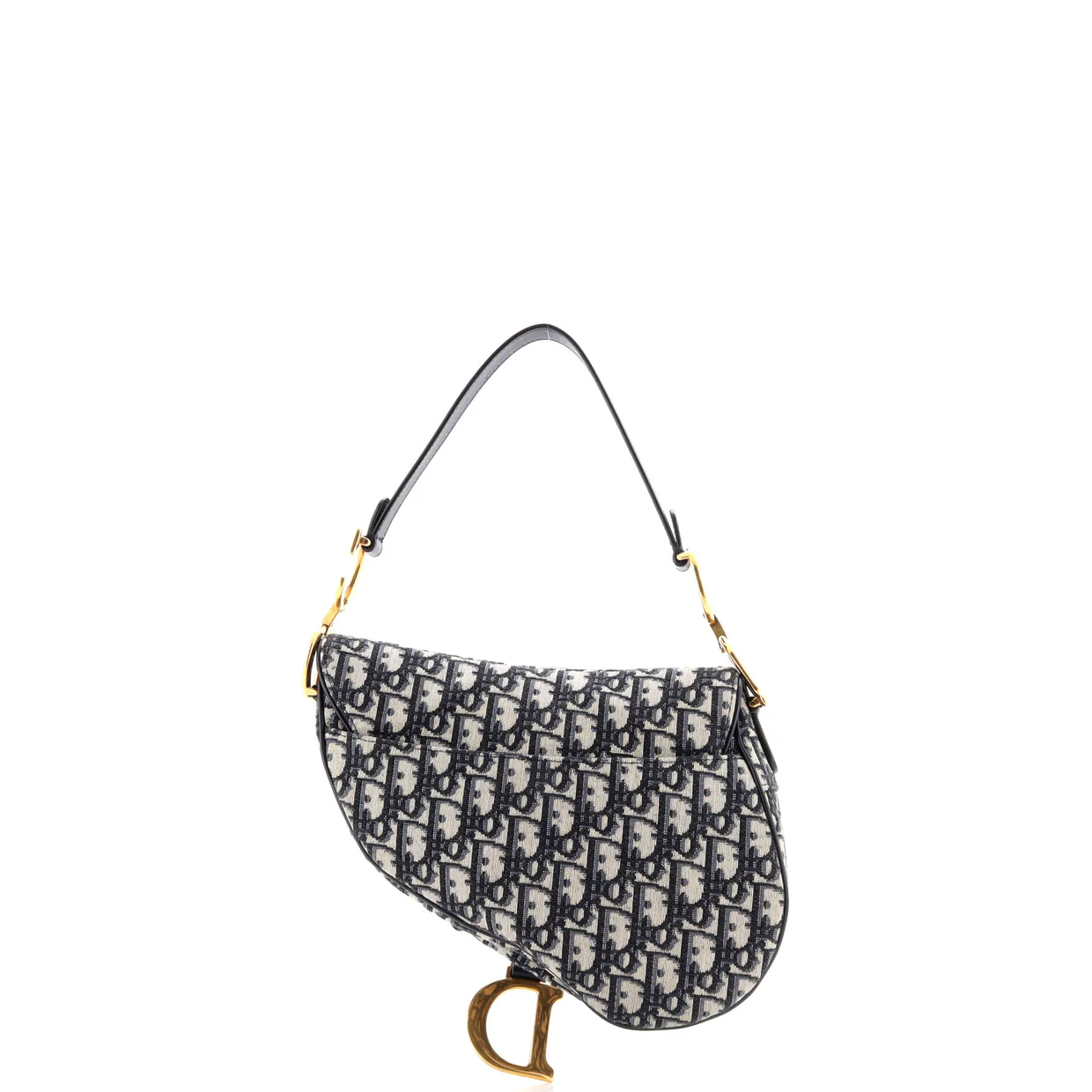 Saddle Handbag Oblique Canvas Medium - Deep Luxury
