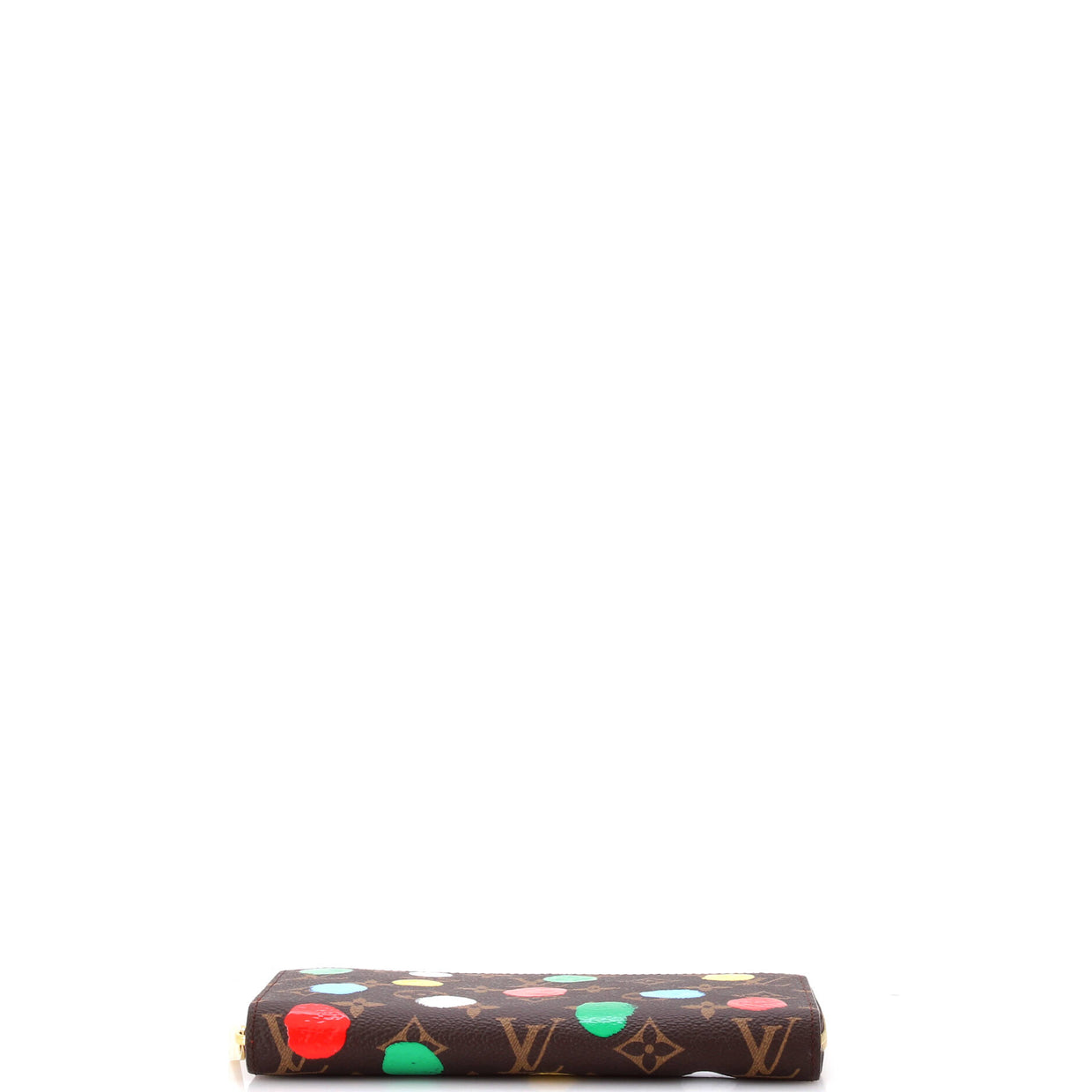 Zippy Wallet Yayoi Kusama Painted Dots Monogram Canvas - Deep Luxury