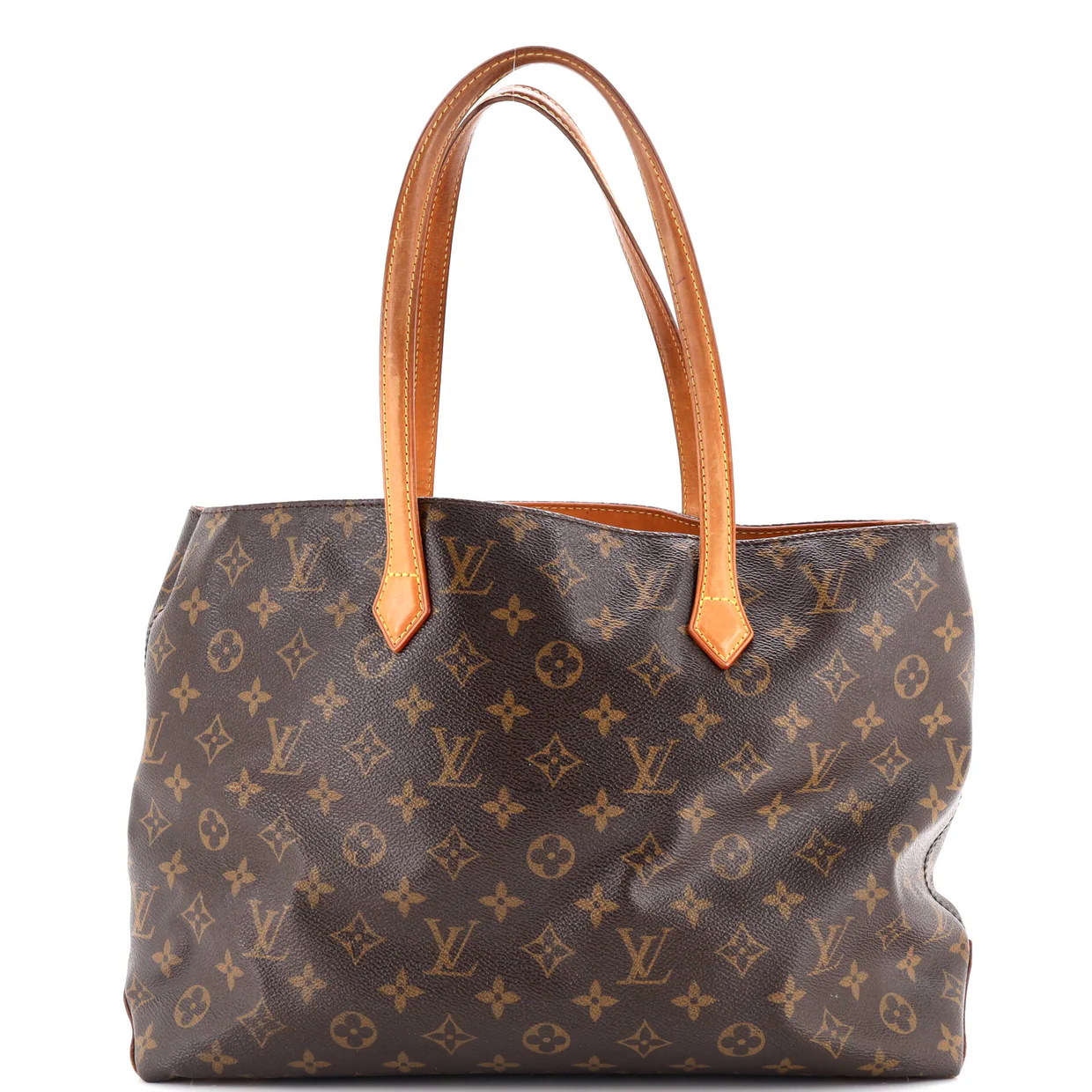 Wilshire Handbag Monogram Canvas MM - Deep Luxury